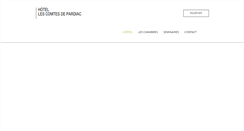 Desktop Screenshot of hotel-marciac.com