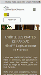 Mobile Screenshot of hotel-marciac.com